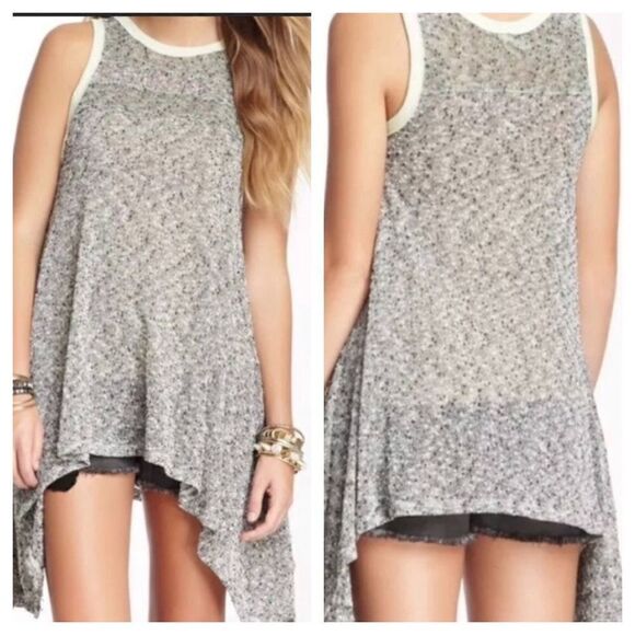 We The Free BumbleBees Knees Sharkbite
Hem Tank tunic open knit sheer size Large - Picture 9 of 10